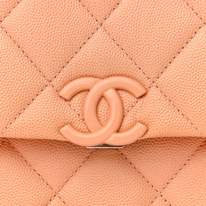 Chanel Shaded Caviar Quilted My Everything Flap Orange Light Orange 8 of 10