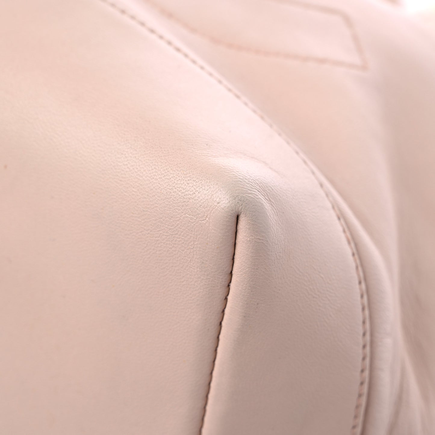 Lambskin Mini CC Drawstring Bag Light Pink