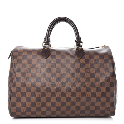 Louis Vuitton Damier Ebene Speedy 35 1 of 16