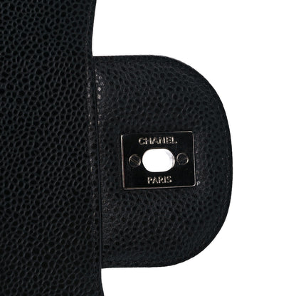 Chanel Caviar Quilted Jumbo Double Flap Black 8 of 12