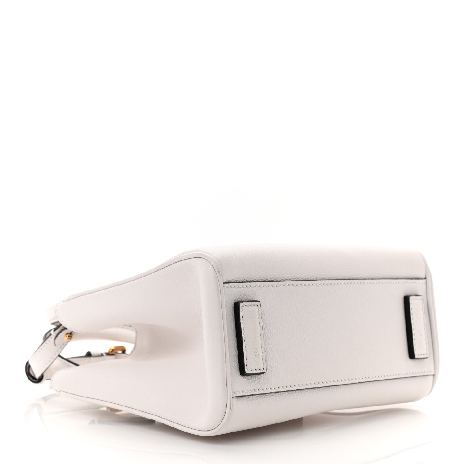 Versace Grained Calfskin Small La Medusa Chain Tote White 4 of 10