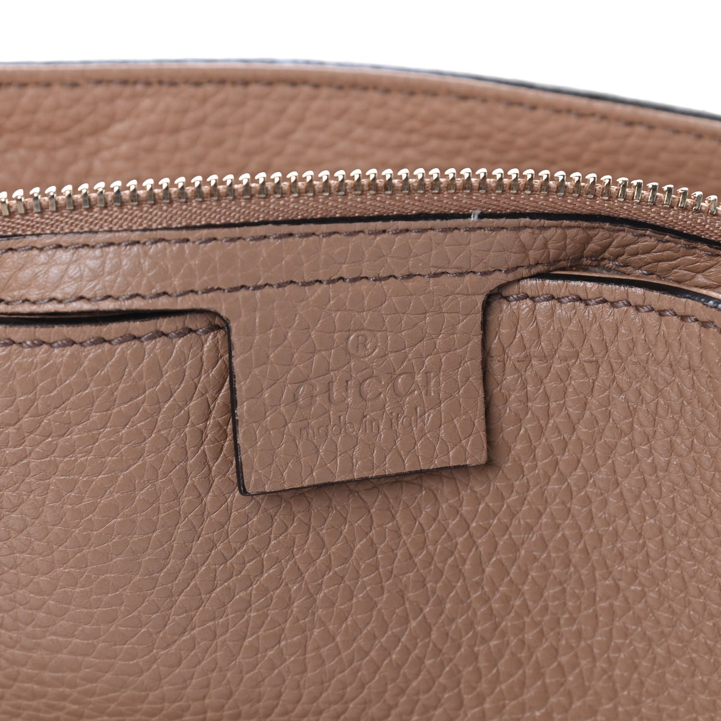 Pebbled Calfskin Medium Soho Chain Shoulder Bag Rose Beige