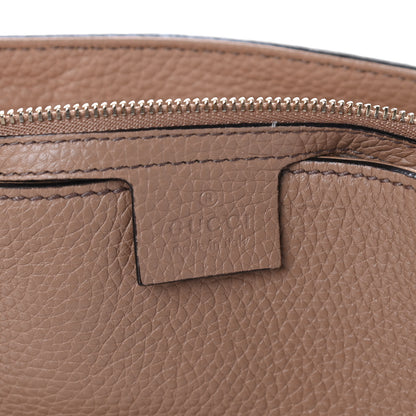 Gucci Pebbled Calfskin Medium Soho Chain Shoulder Bag Rose Beige 6 of 13