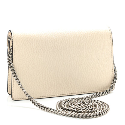 Gucci Dollar Calfskin Crystal Super Mini Dionysus Shoulder Bag Mystic White Black Diamond 3 of 9