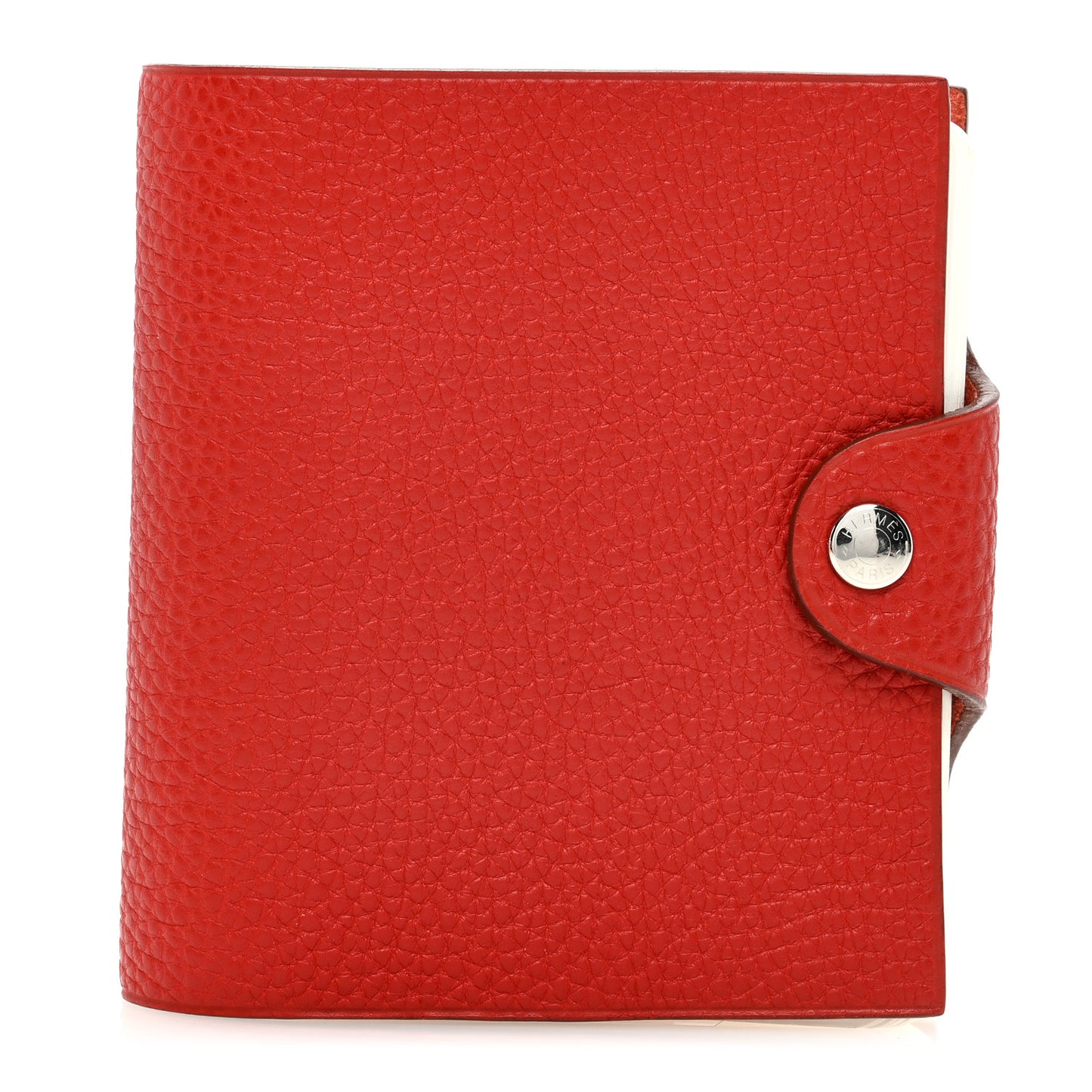 Togo Ulysse Mini Notebook Rouge Garance