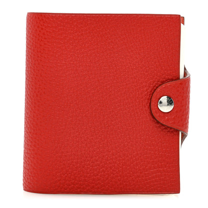 Hermes Togo Ulysse Mini Notebook Rouge Garance 1 of 7