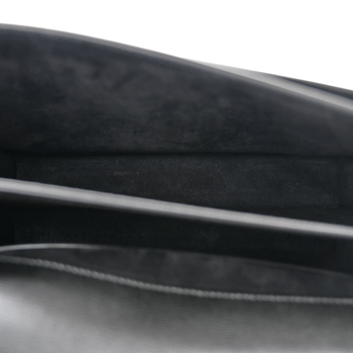 Saint Laurent Calfskin Large Monogram Sunset Black 5 of 9