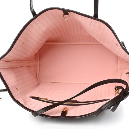 Louis Vuitton Damier Ebene Neo Neverfull MM Rose Ballerine 4 of 4