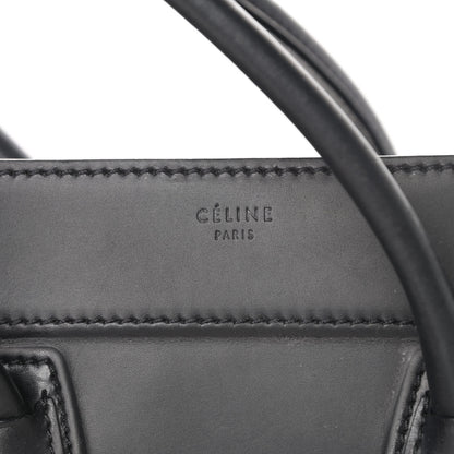Celine Smooth Calfskin Medium Phantom Luggage Black 6 of 17