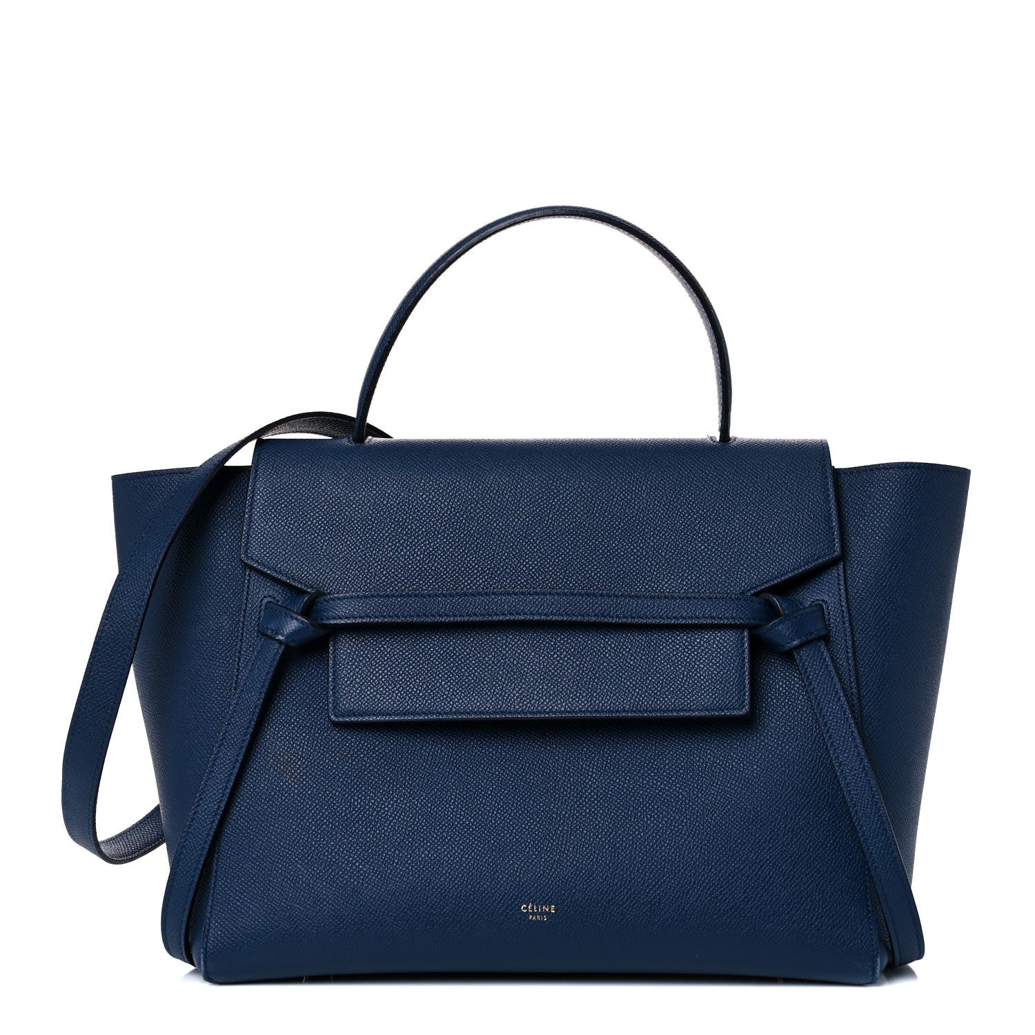 Celine Grained Calfskin Mini Belt Bag Deepsea 1 of 11