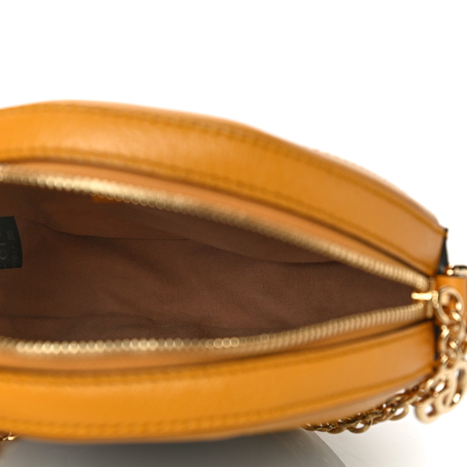 Gucci GG Supreme Monogram Flora Web Mini Ophidia Round Shoulder Bag Beige Multicolor Crop 5 of 11
