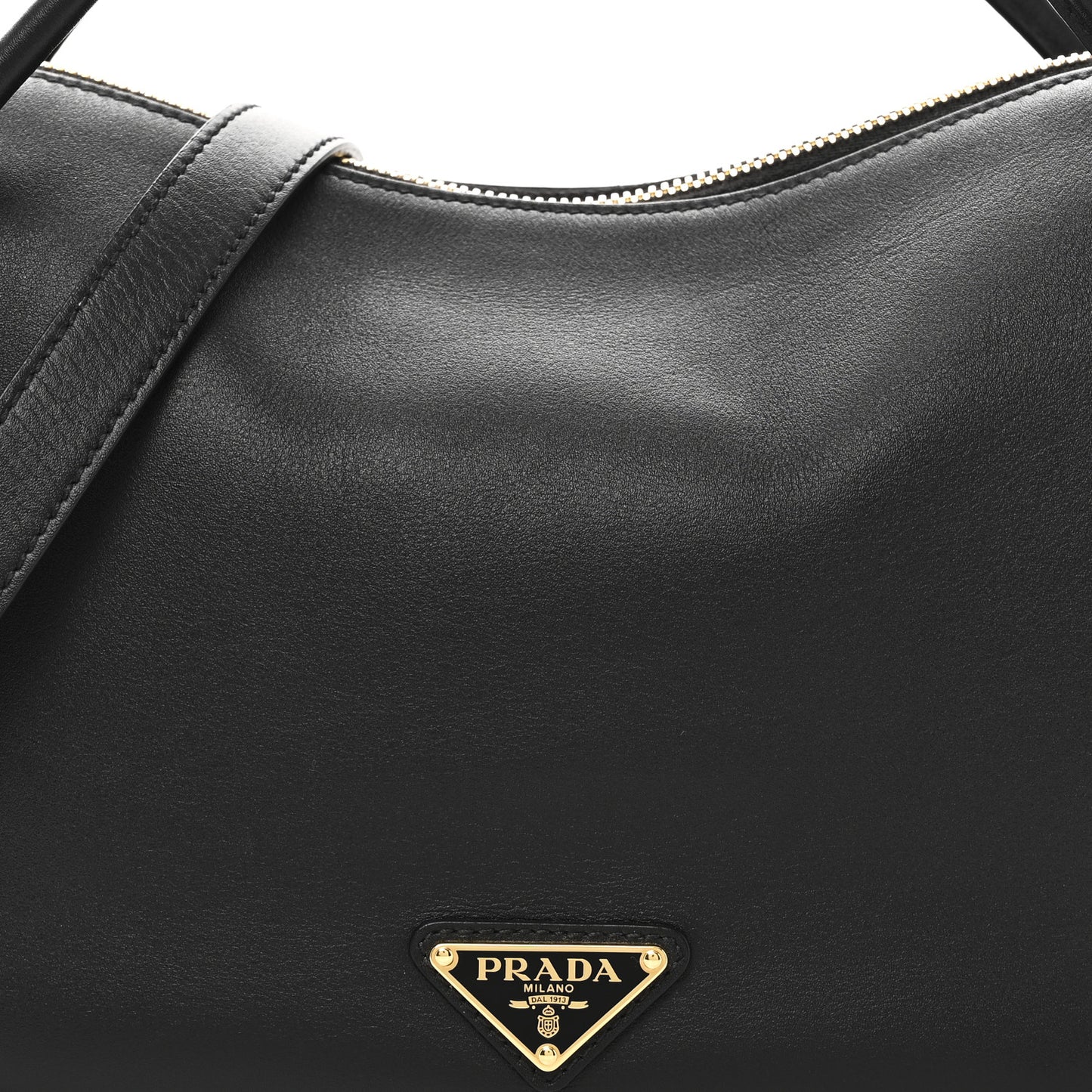 Soft Calfskin Darling Shoulder Bag Black