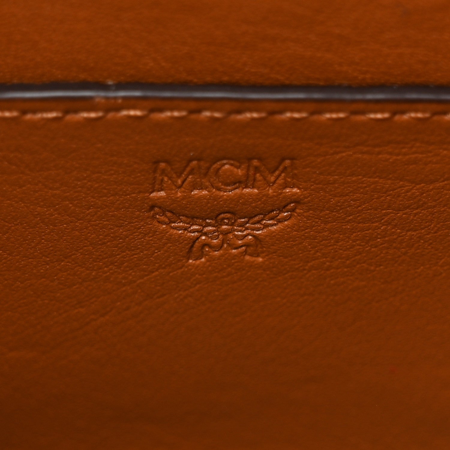 MCM Visetos Side Stud X-Mini Stark Backpack Cognac 6 of 10