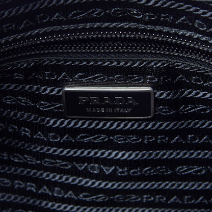 Prada Nylon Flat Messenger Bag Black 7 of 8