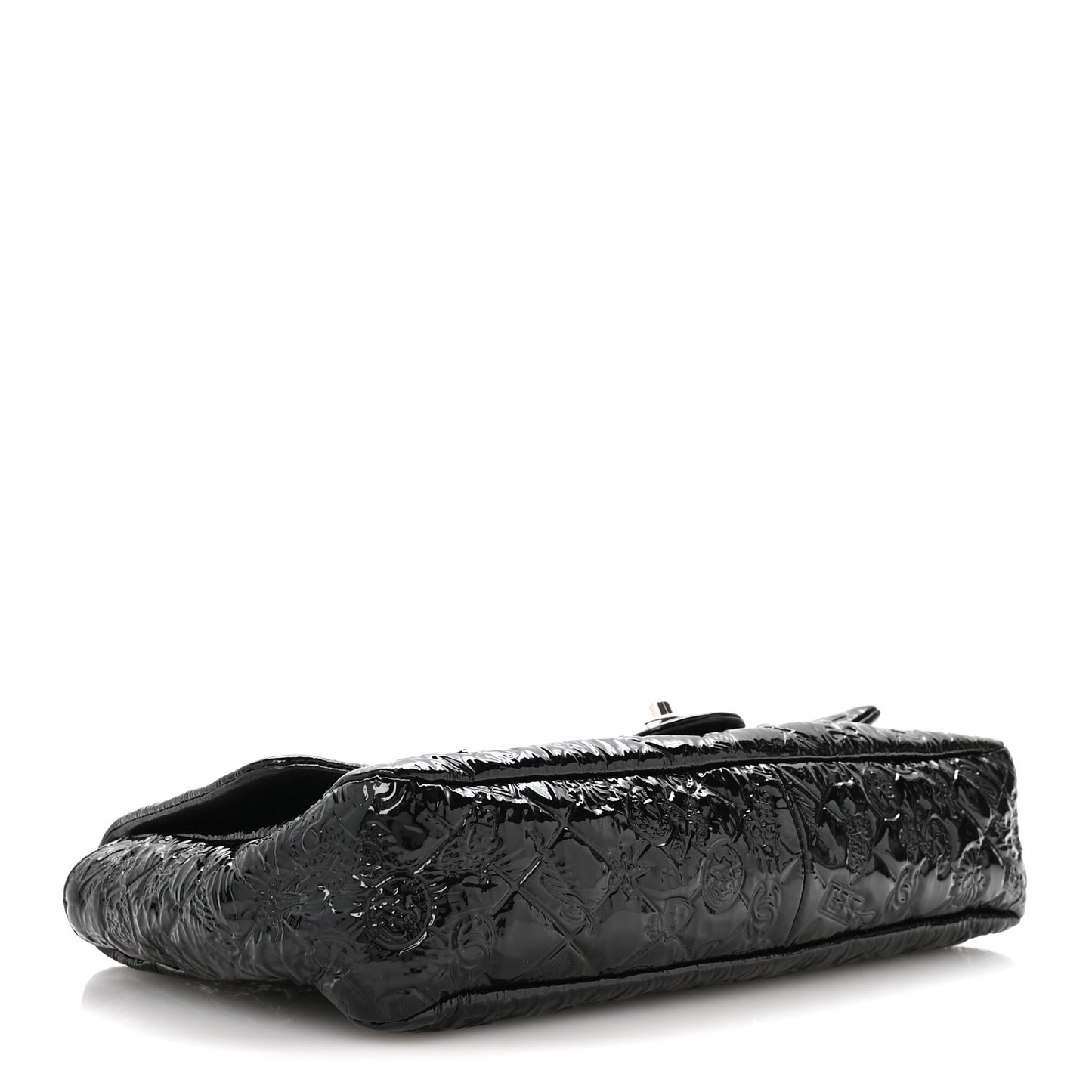 Patent Large Lucky Symbols Flap Black