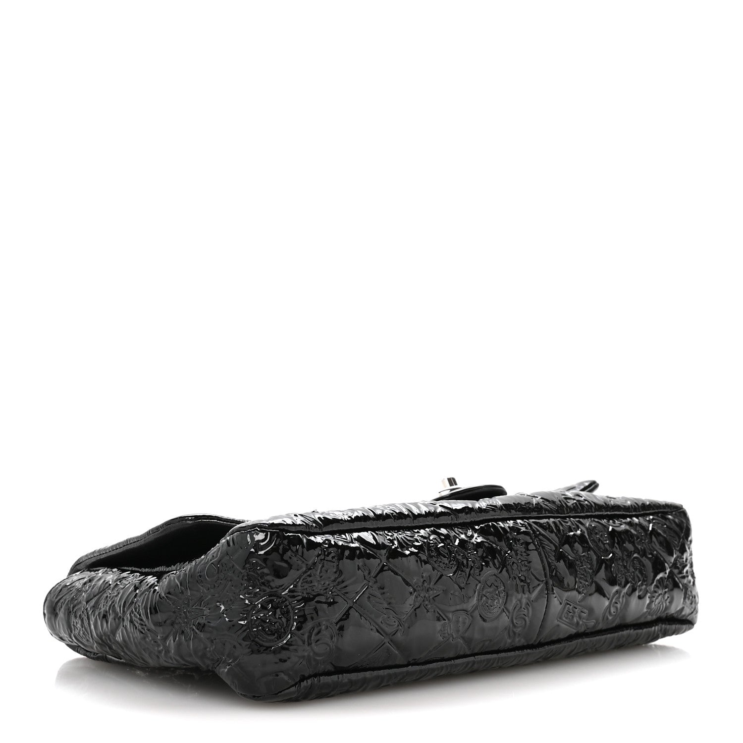 Chanel Patent Large Lucky Symbols Flap Black 4 of 11