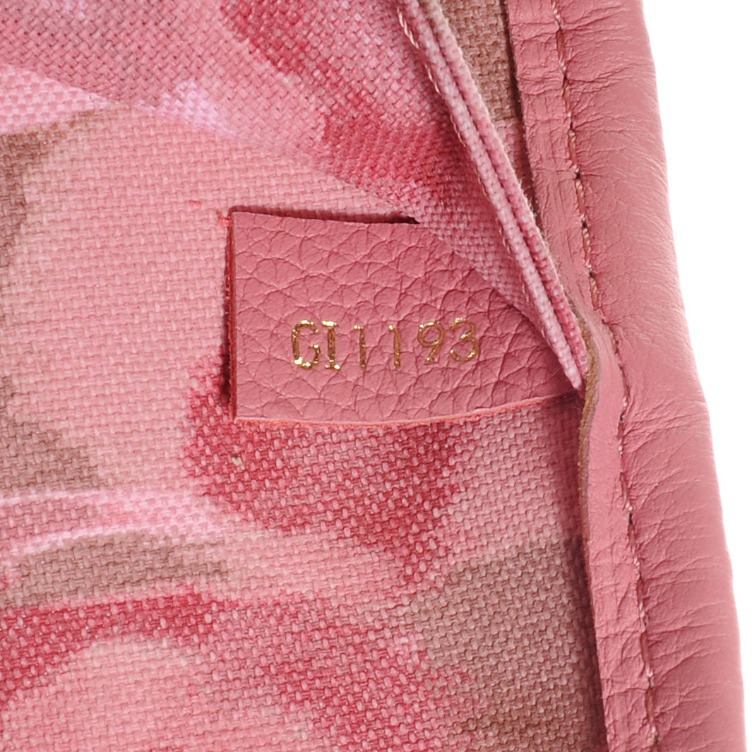 Louis Vuitton Monogram Articles de Voyage Ikat Neverfull MM Rose Velours 7 of 8