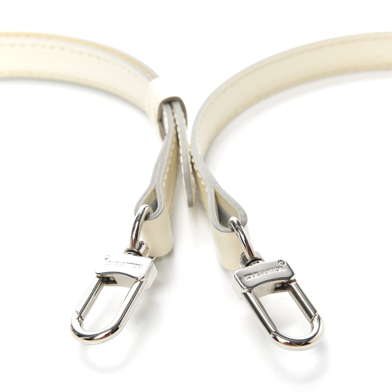 Louis Vuitton Calfskin 16mm Adjustable Shoulder Strap Ivory 3 of 3