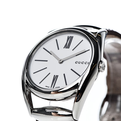 Gucci Stainless Steel Calfskin 34mm Horsebit Quartz Watch 8 of 9