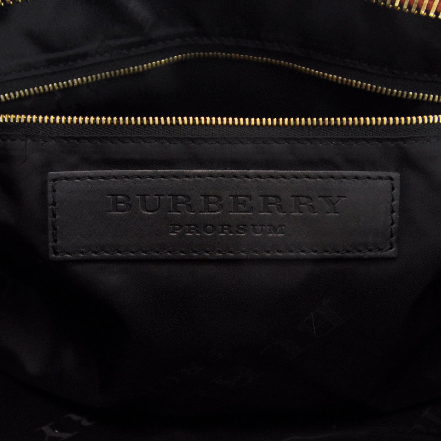 Burberry Haymarket Check Landscape Bag Tangerine 6 of 7