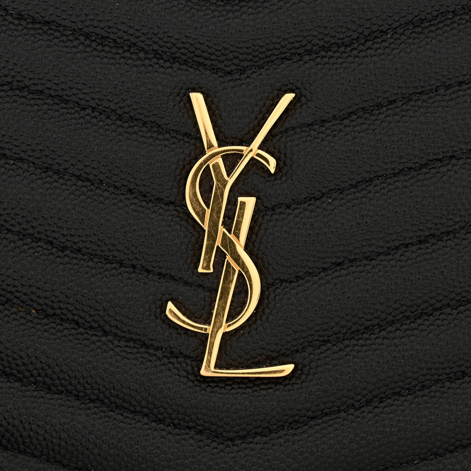 Saint Laurent Grain De Poudre Matelasse Monogram Mini Lou Camera Bag Black 11 of 12