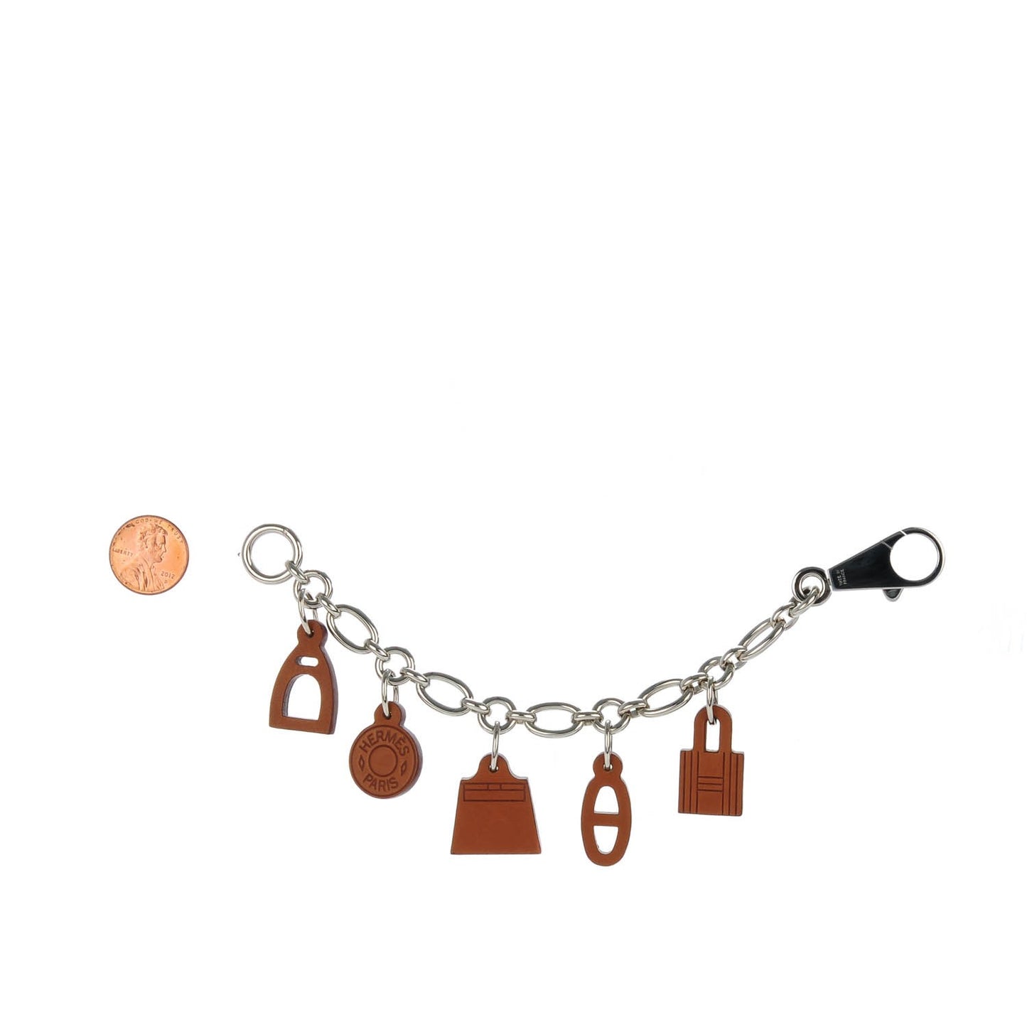 Barenia Palladium Breloque Olga Amulette Bag Charm Fauve