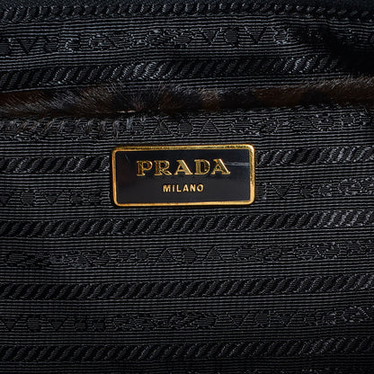 Prada Calf Hair Leopard Print Shopping Tote 6 of 11