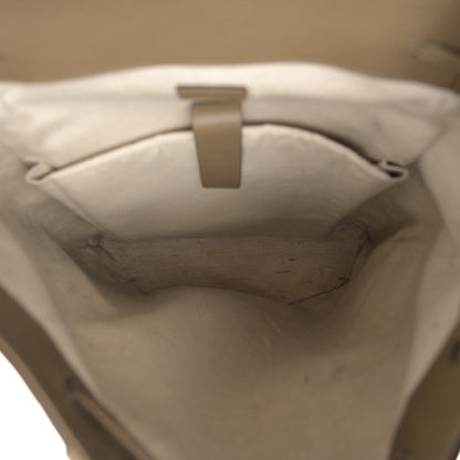 Gucci Piuma Calfskin Jumbo GG Embossed Double Buckle Backpack Good Taupe 5 of 11