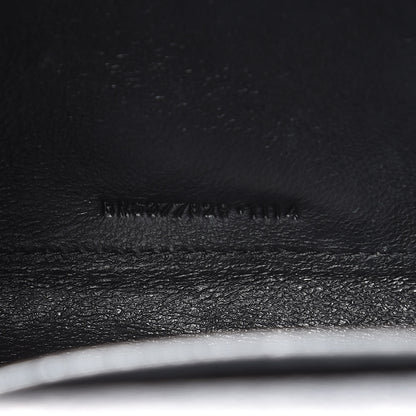 Saint Laurent Metallic Calfskin Monogram Chain Wallet Argento 7 of 9