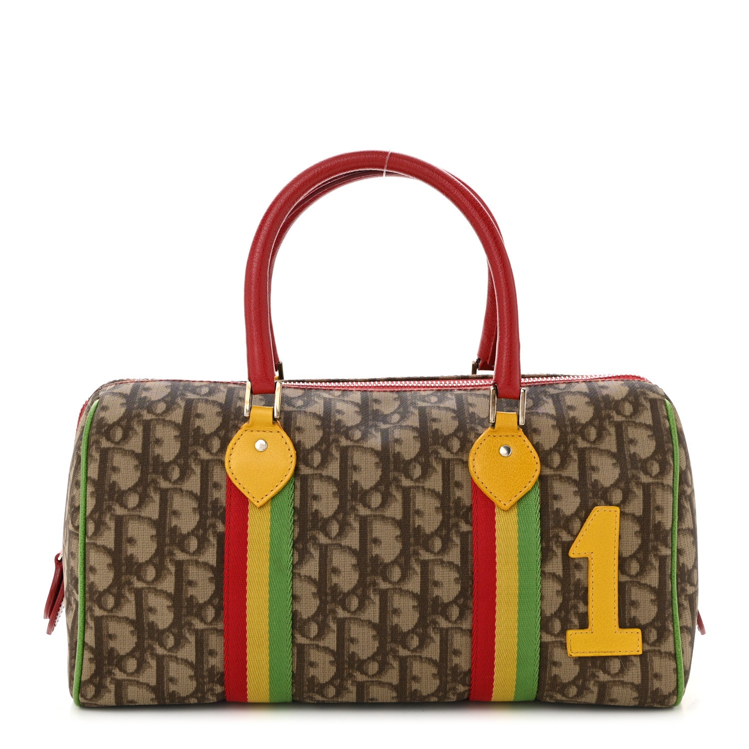 Christian Dior Monogram Rasta Boston Beige 1 of 10
