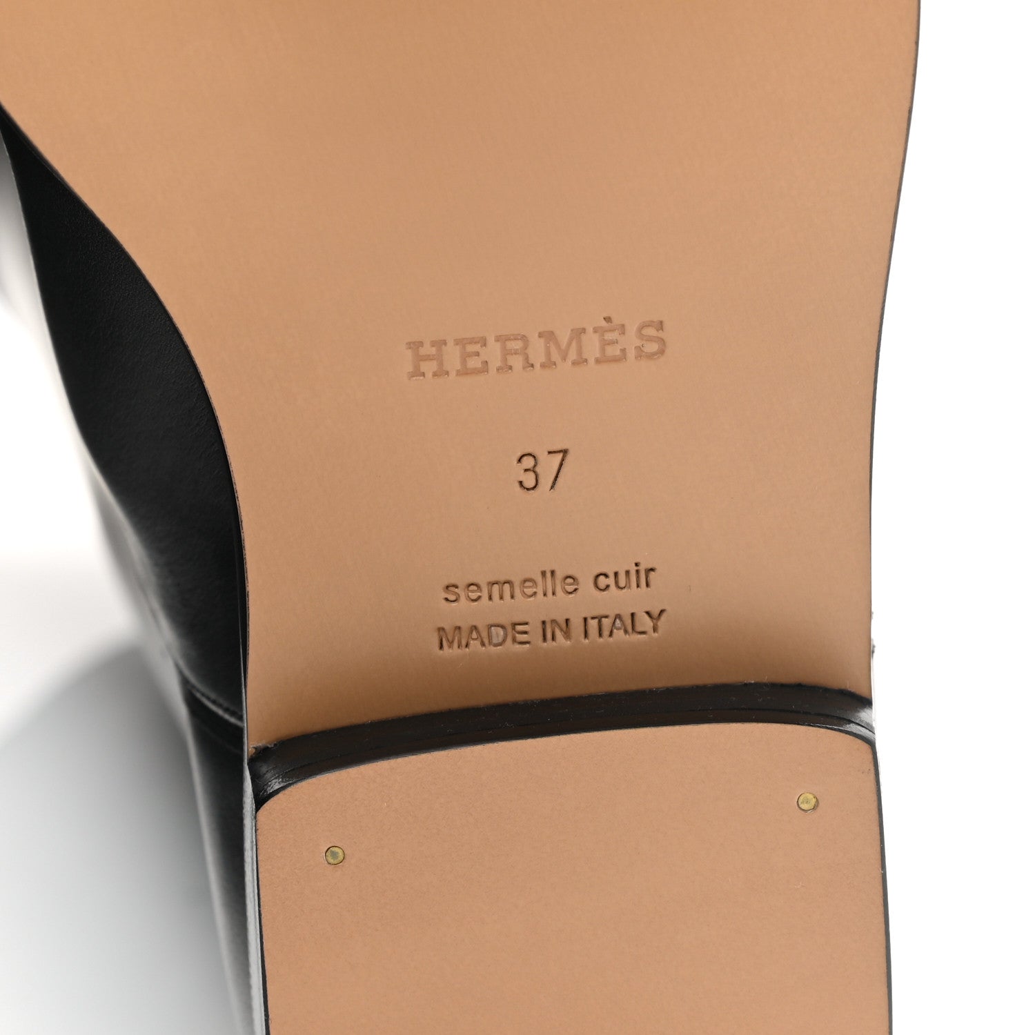 Hermes Box Kelly Jumping Boots 37 Black 6 of 9