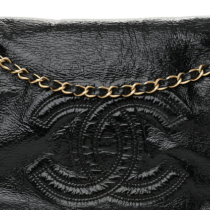 Chanel Vinyl Medium Rock and Chain Flap Black 8 of 11
