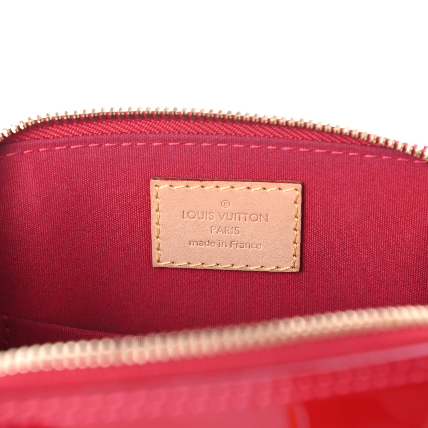 Louis Vuitton Vernis Alma BB Pomme D'Amour 6 of 9