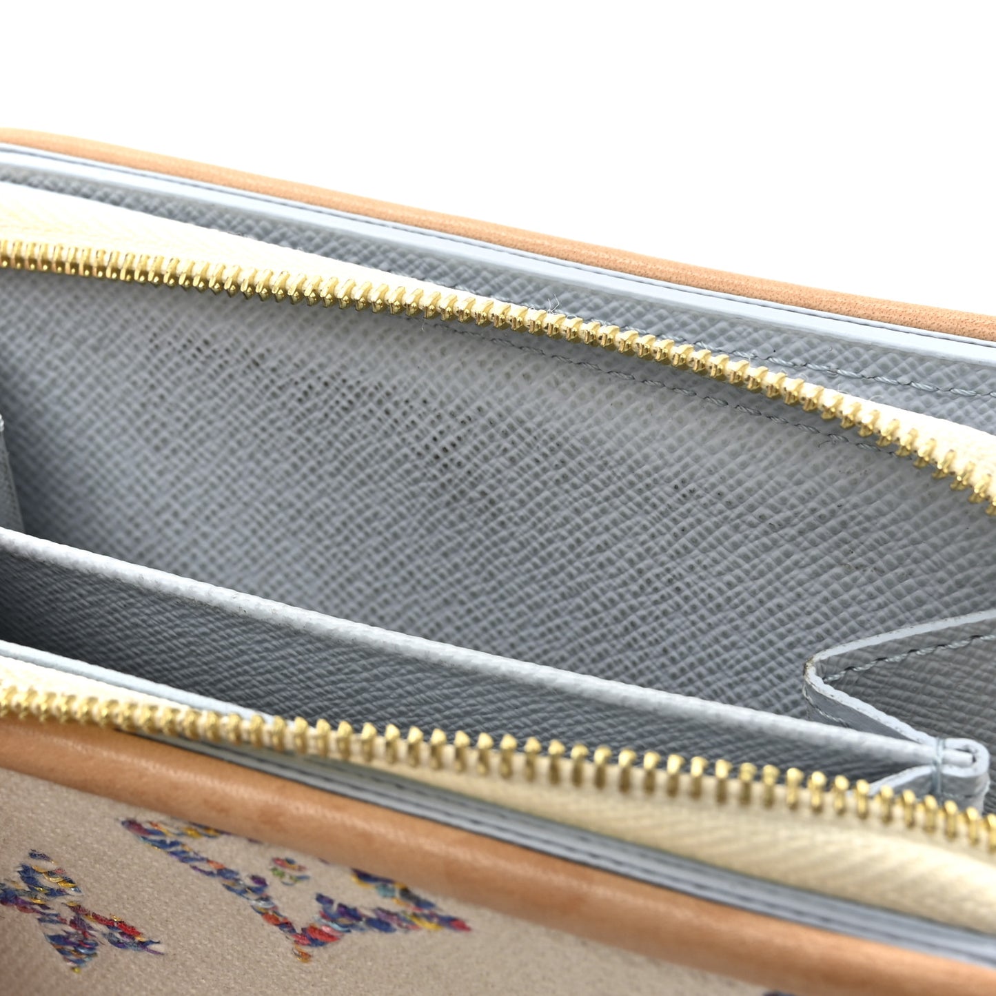 Monogram Jacquard Lou Wallet White