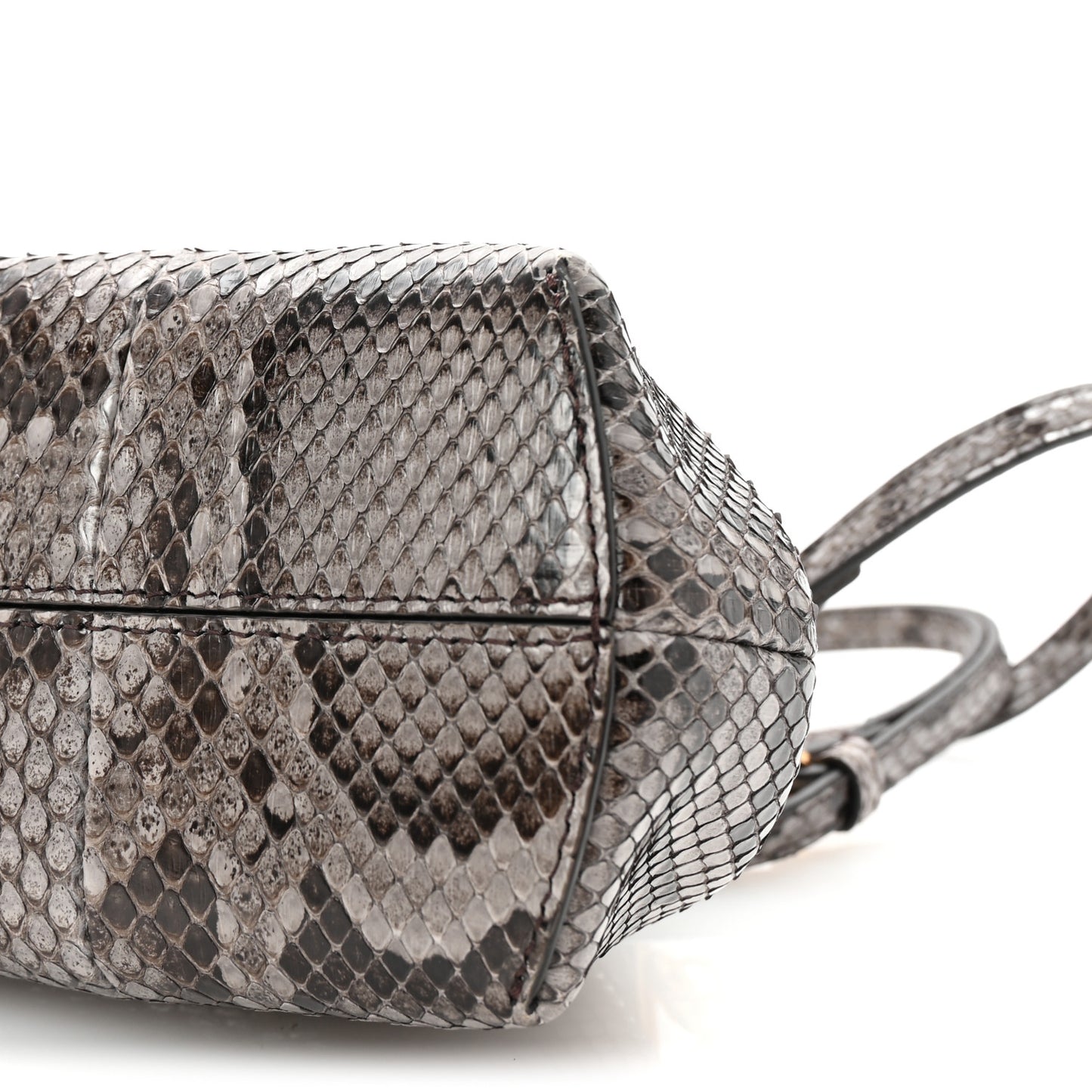 Snakeskin Small Fendi First Dark Grey