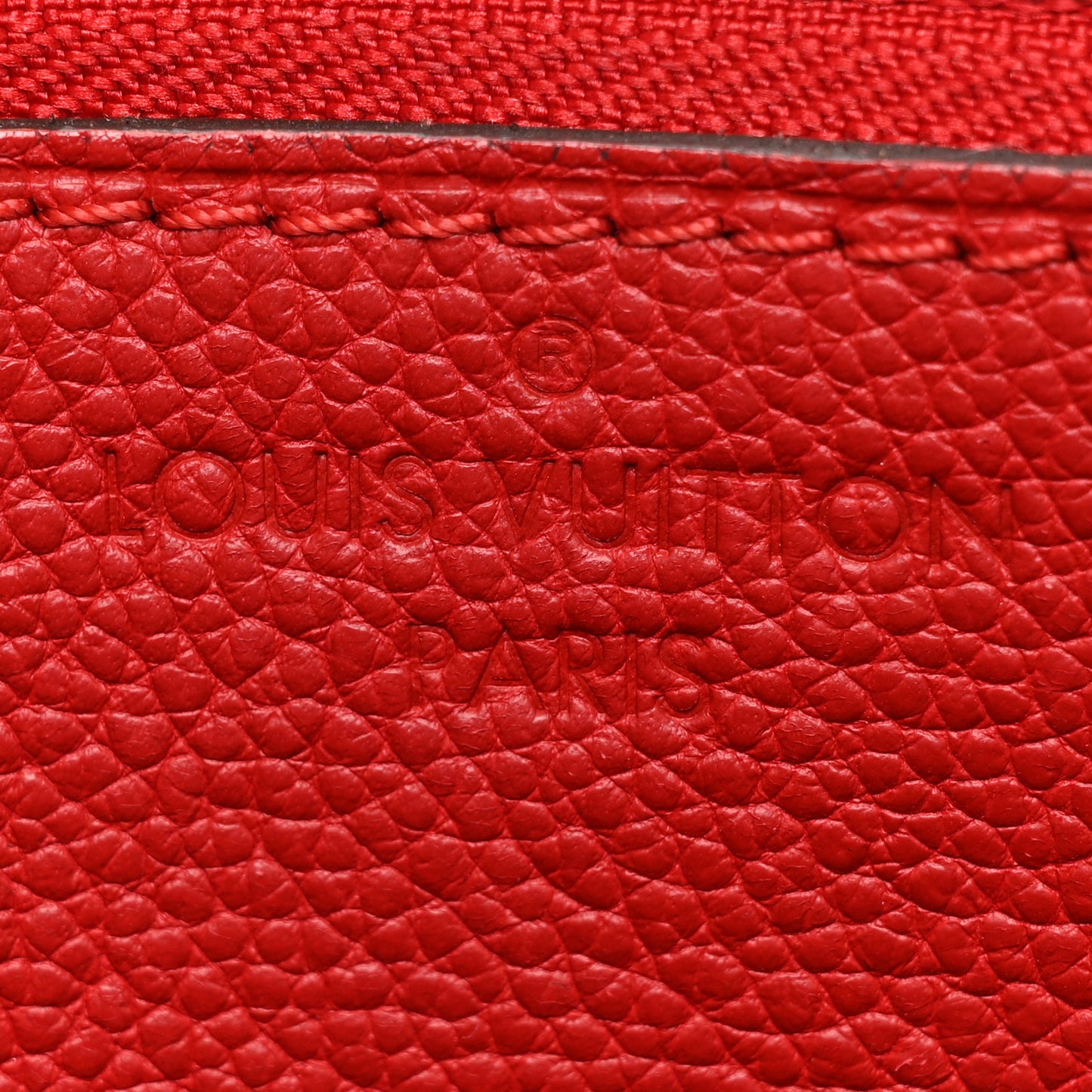 Monogram Pallas Clutch Cherry