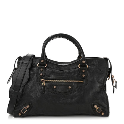 Balenciaga Agneau Giant 12 Rose Gold Hardware City Black 1 of 11