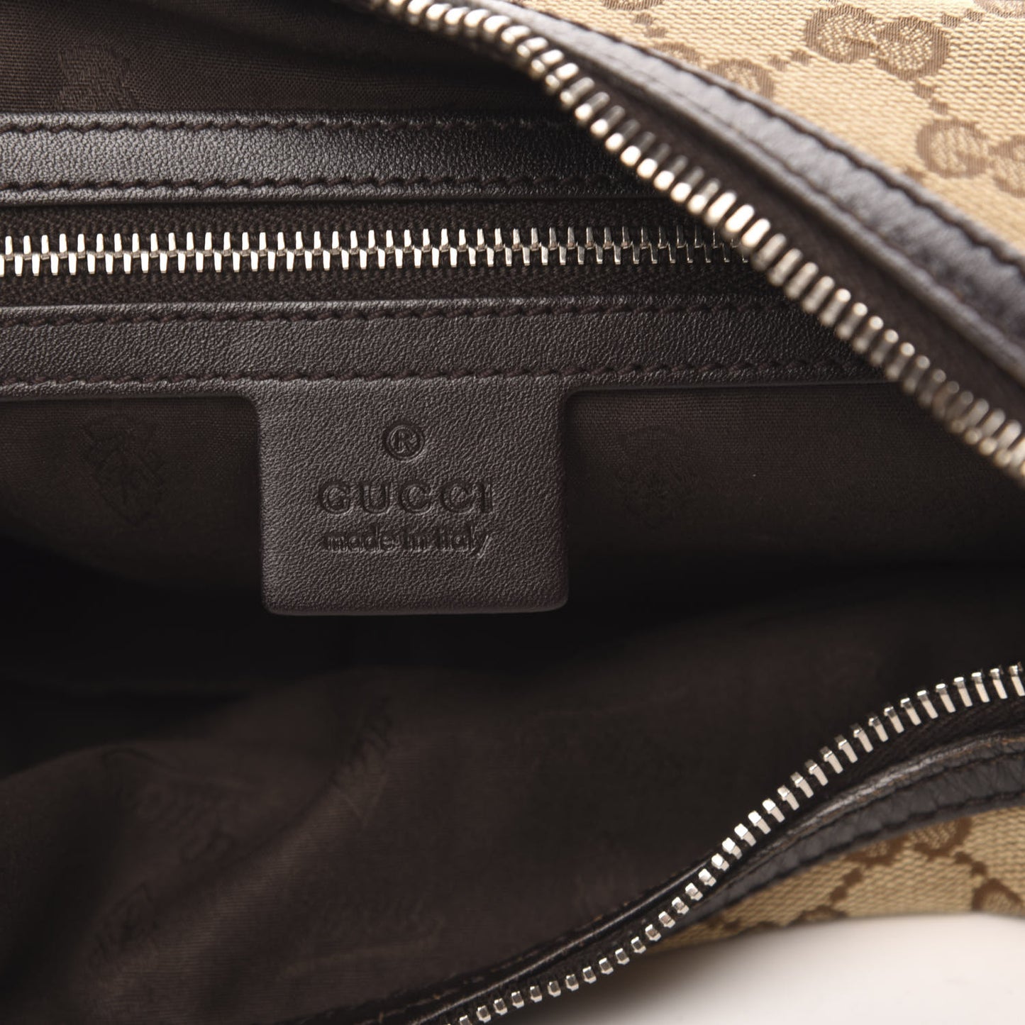 Monogram Medium GG Twins Hobo Brown