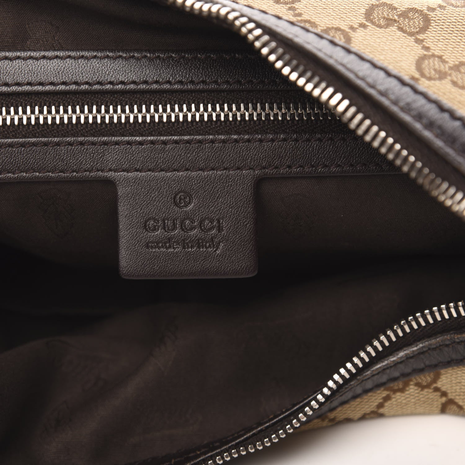 Gucci Monogram Medium GG Twins Hobo Brown 6 of 11