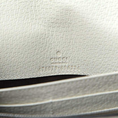 Gucci GG Supreme Monogram Web Queen Margaret Chain Wallet White 8 of 8