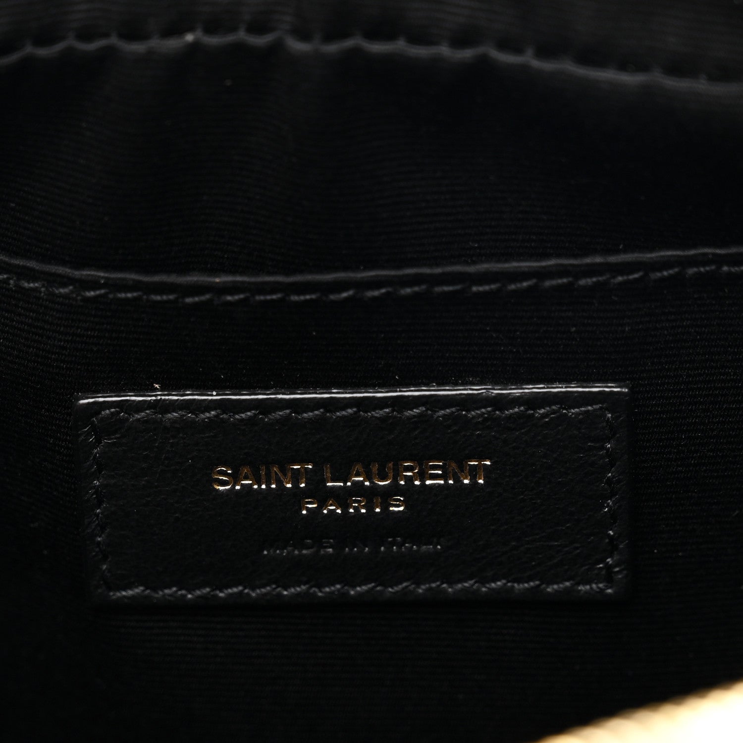 Saint Laurent Calfskin Matelasse Monogram Lou Camera Bag Deep Marine 6 of 10