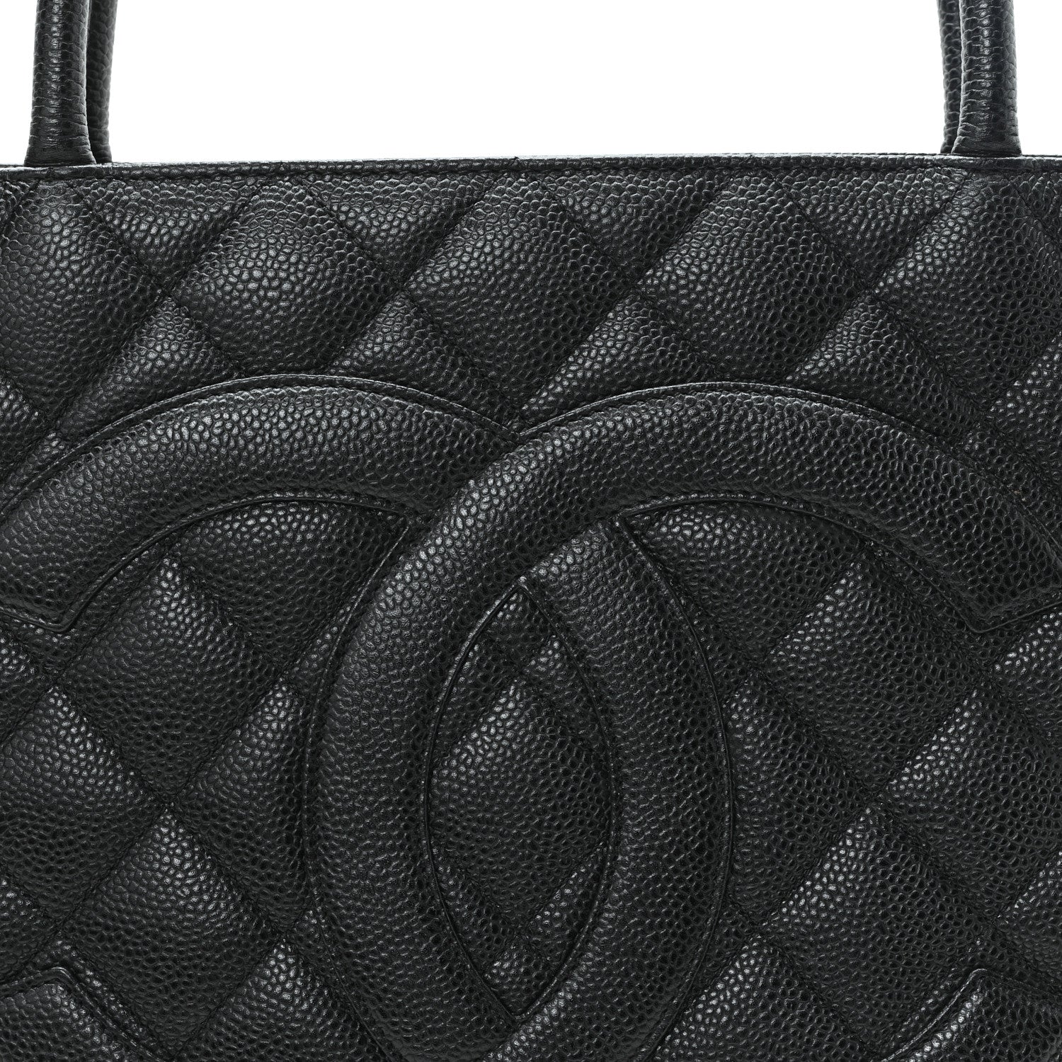 Chanel Caviar Quilted Medallion Tote Black 8 of 10