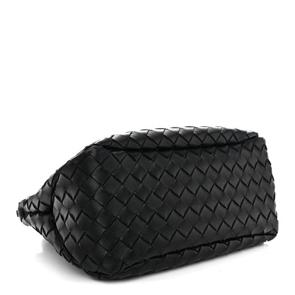 Bottega Veneta Nappa Intrecciato Small Campana Shoulder Bag Black 4 of 9
