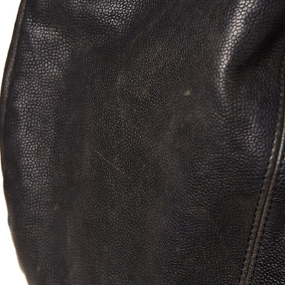 Chanel Distressed Caviar XL Coco Cabas Black 5 of 8