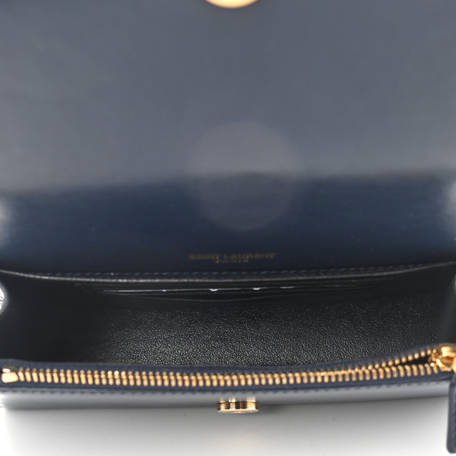 Saint Laurent Smooth Calfskin Monogram Kate Belt Bag Marine 5 of 8