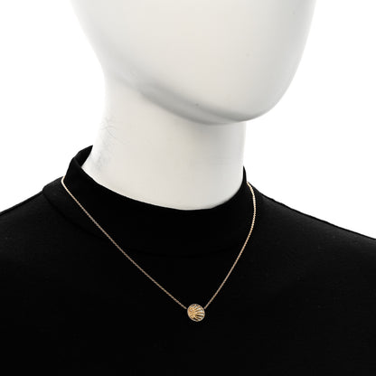 Christian Dior 18K Yellow White Gold Diamond Black Onyx Mother of Pearl Rose Celeste Pendant Necklace 2 of 7
