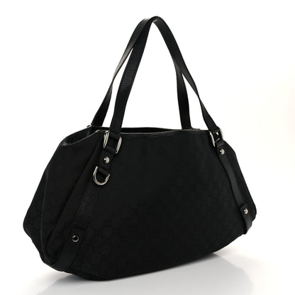 Gucci Nylon Monogram Medium Abbey Shoulder Bag Black 3 of 10