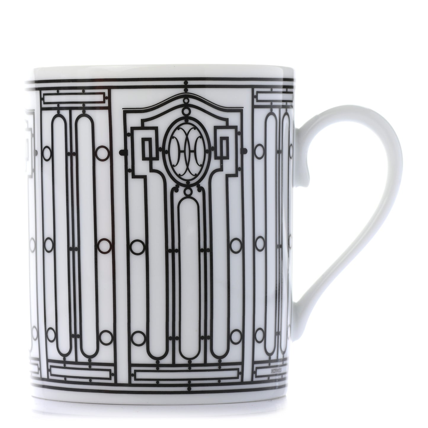 Porcelain H Deco Mug