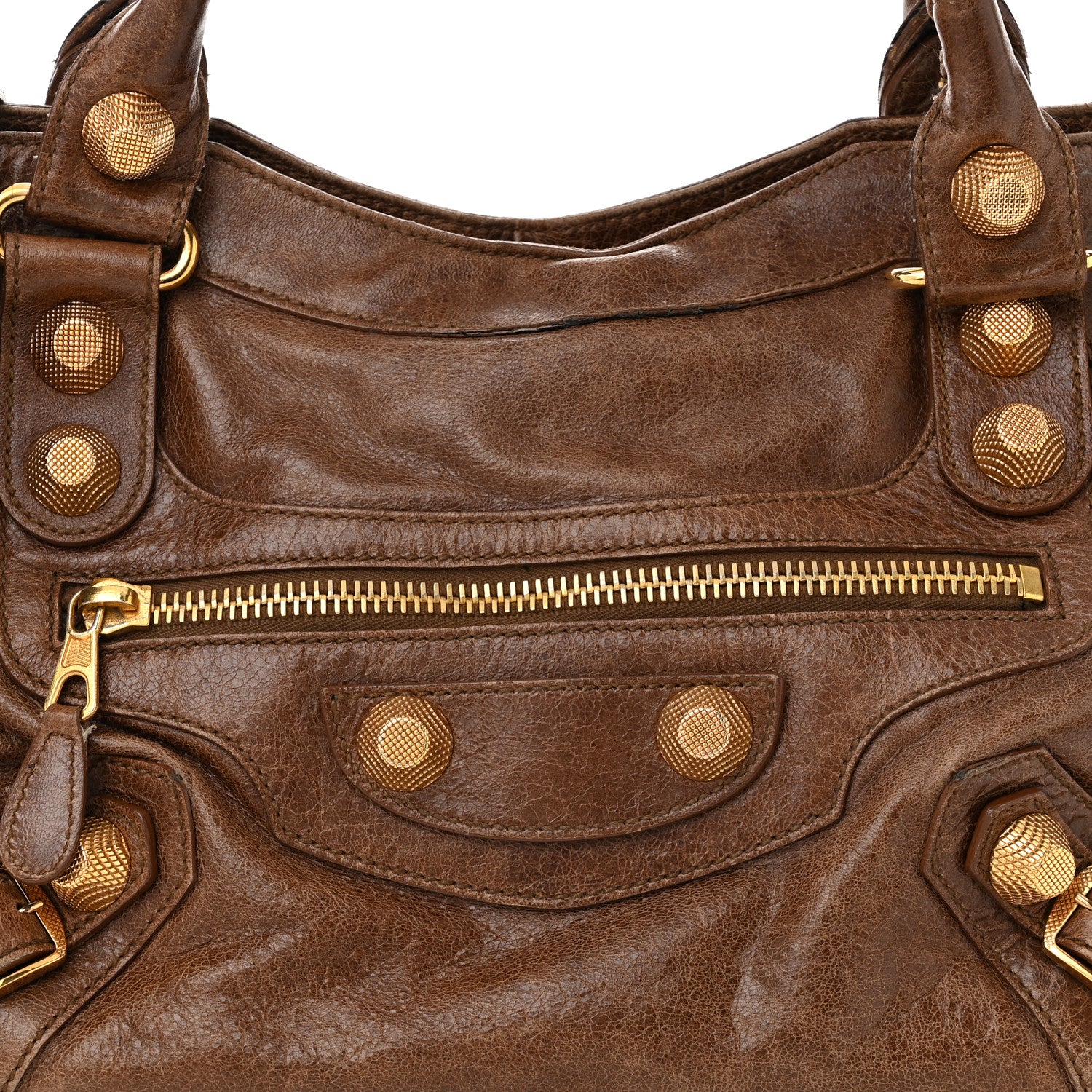 Balenciaga Agneau Giant 21 Gold Hardware City Castagna 9 of 13
