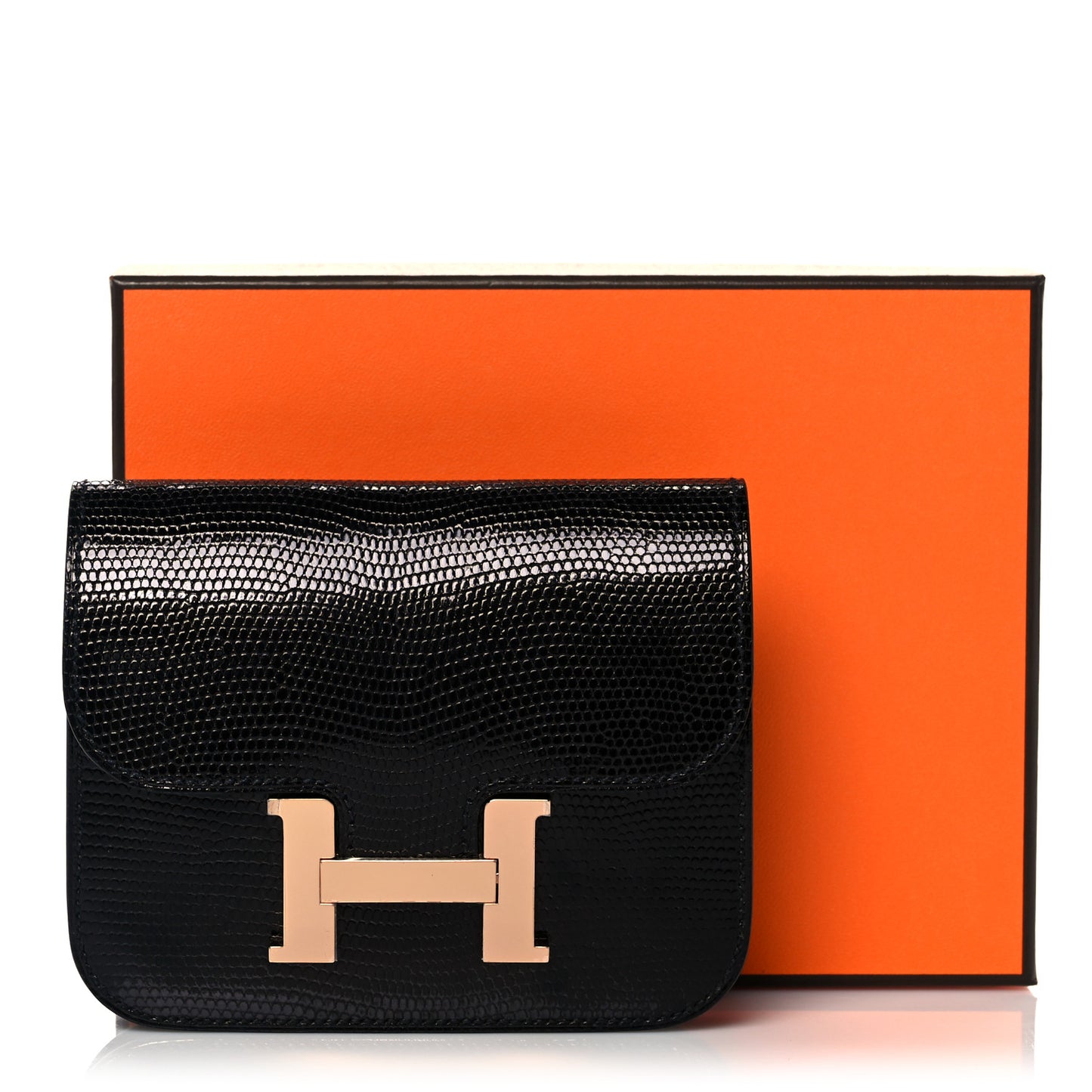 Lizard Constance Slim Wallet Black